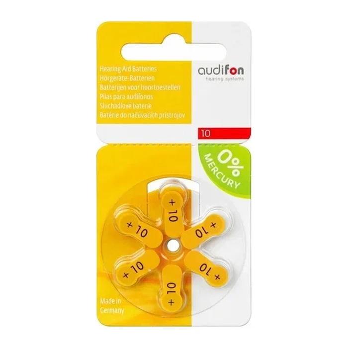 Батарейки Audifon 10 (6 шт)